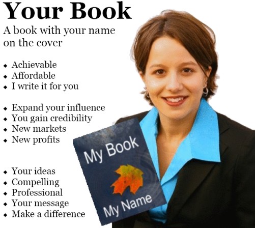 A book with your name on the cover